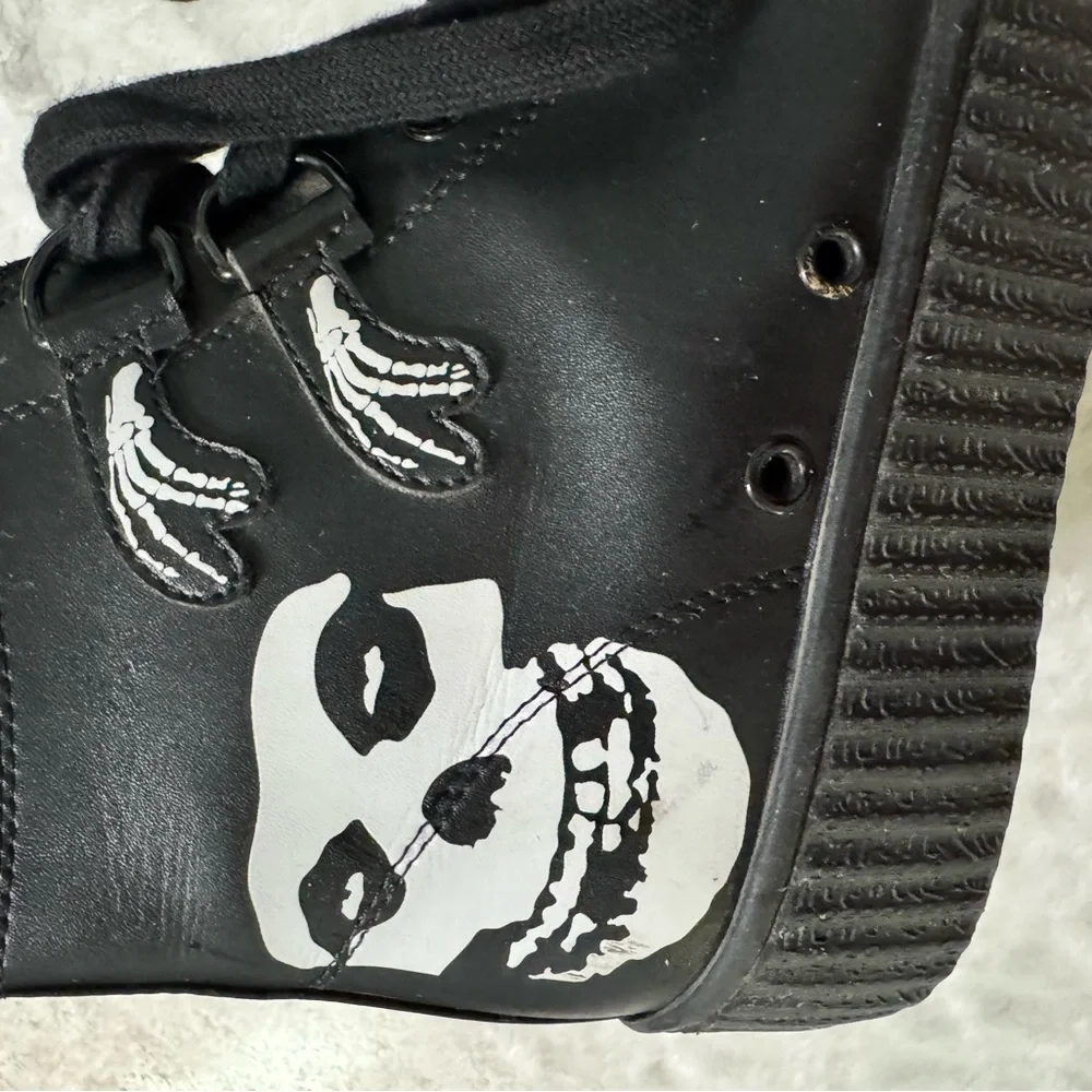 Vampire Freaks STRANGECVLT Chelsea Kreep Misfits Skull Sneakers